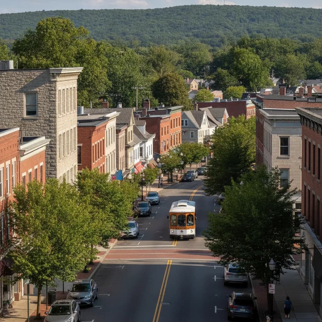 View of Mount Kisco, NY