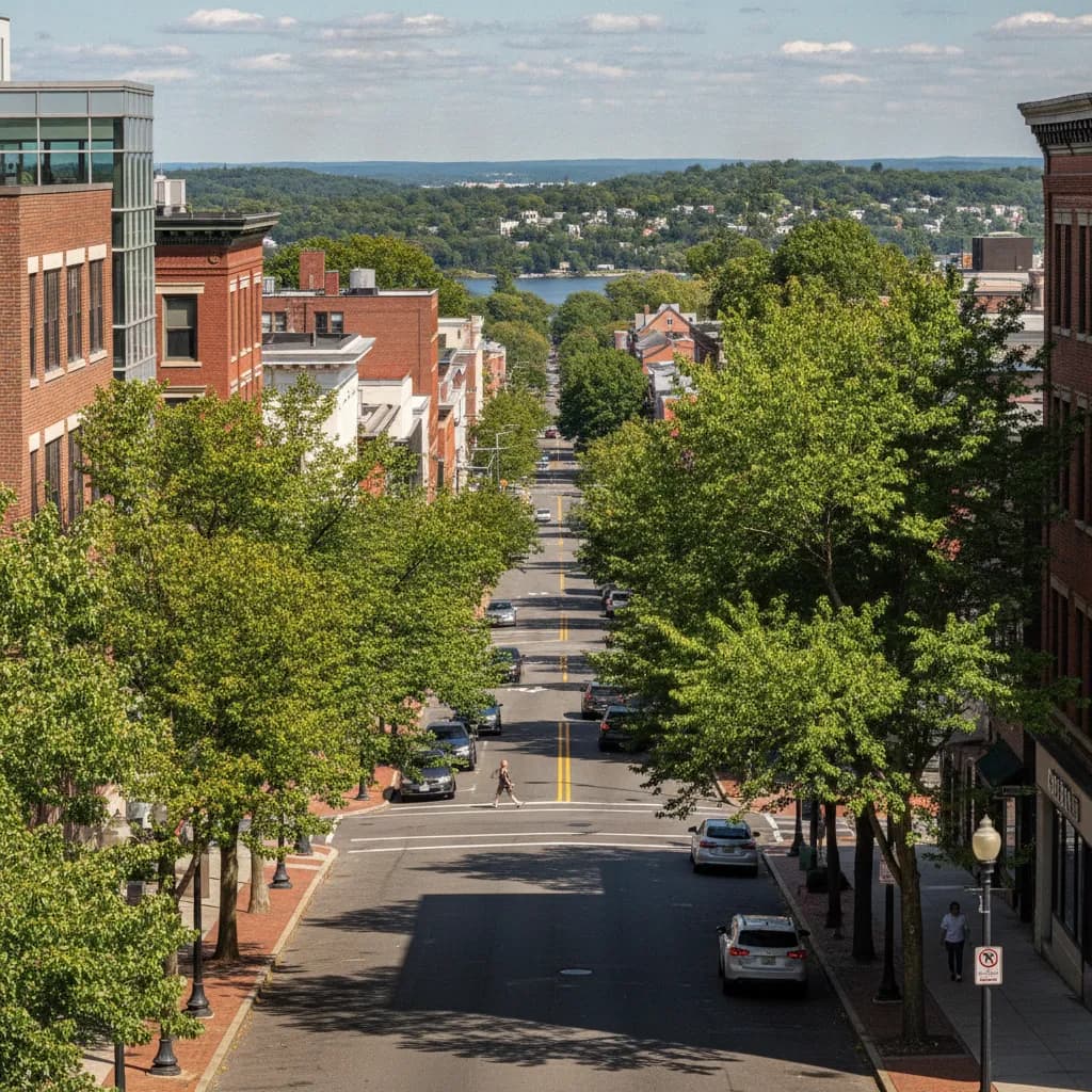 View of New Rochelle, NY