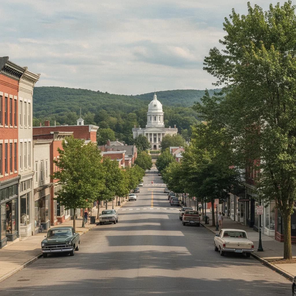 View of Norwich, NY