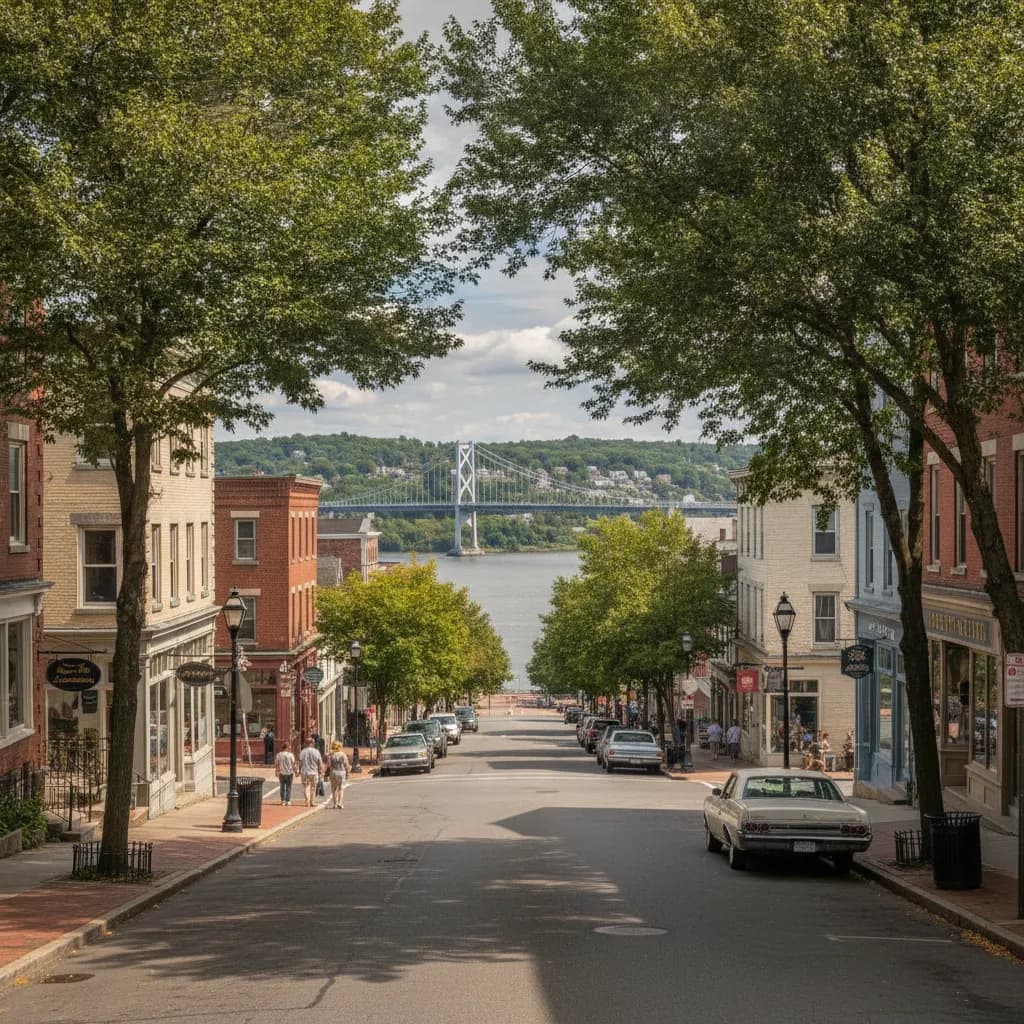 View of Nyack, NY