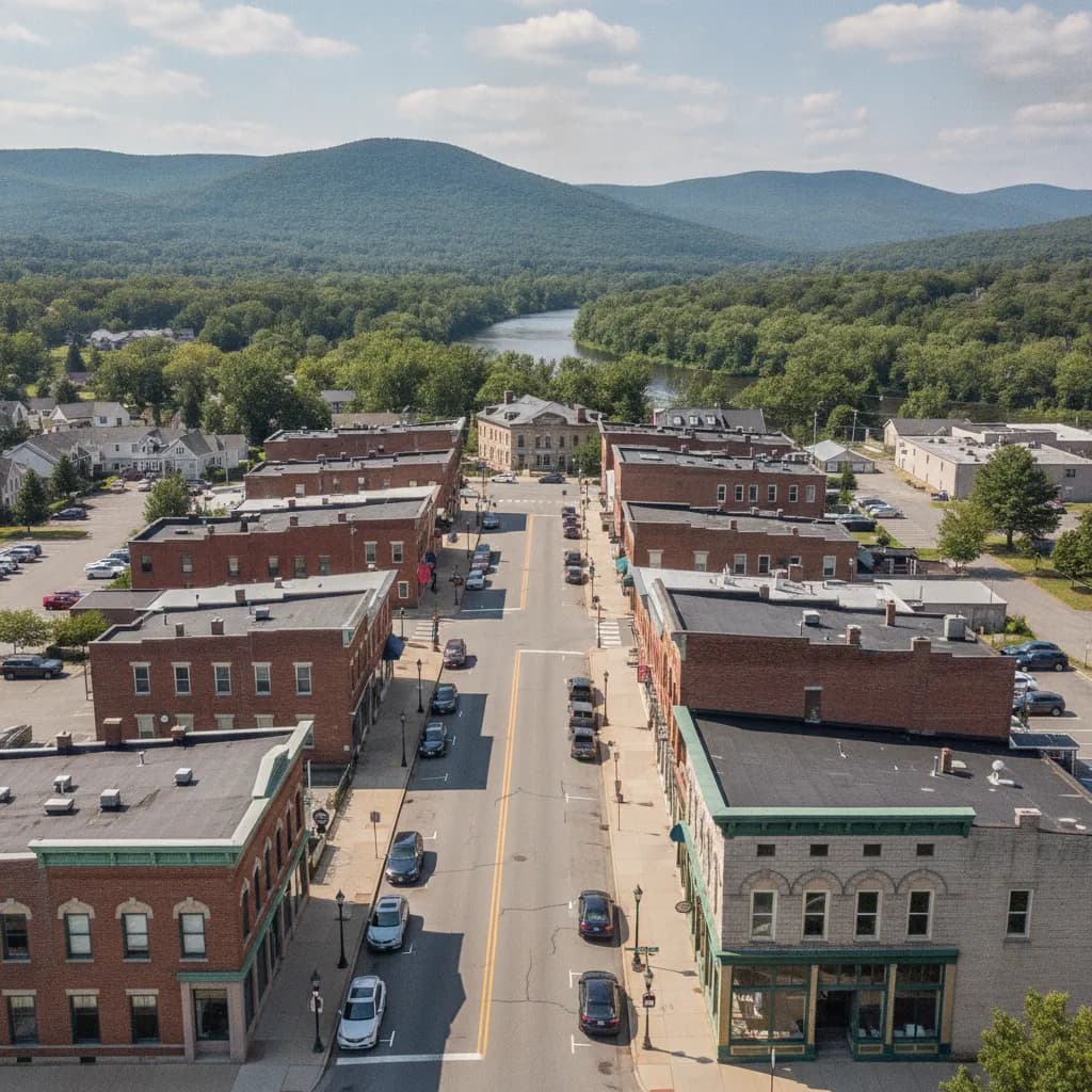 View of Port Jervis, NY