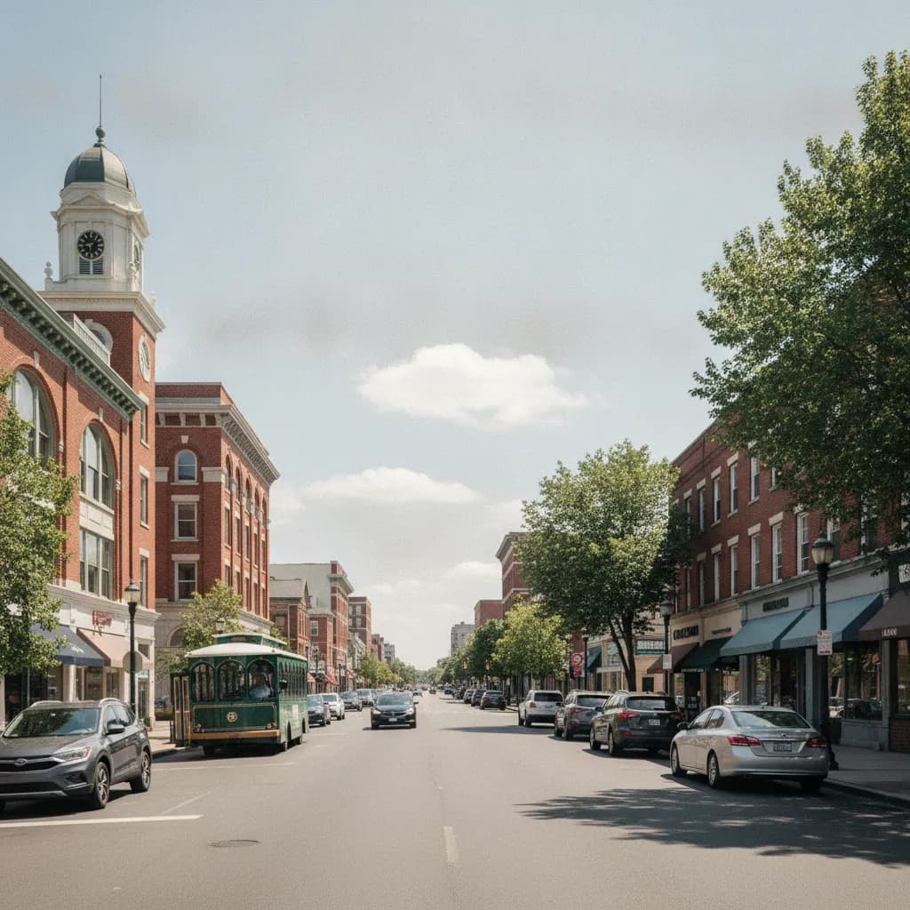 View of Rockville Centre, NY
