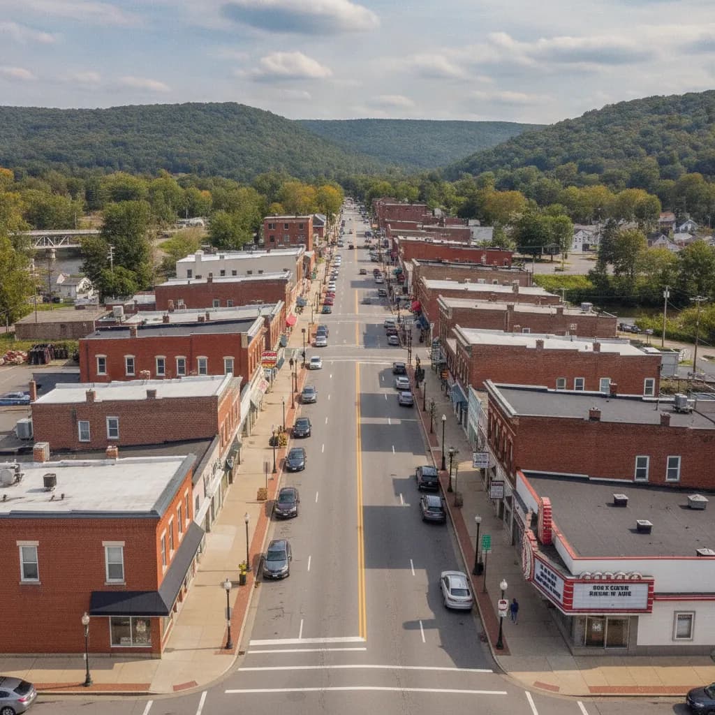 View of Salamanca, NY