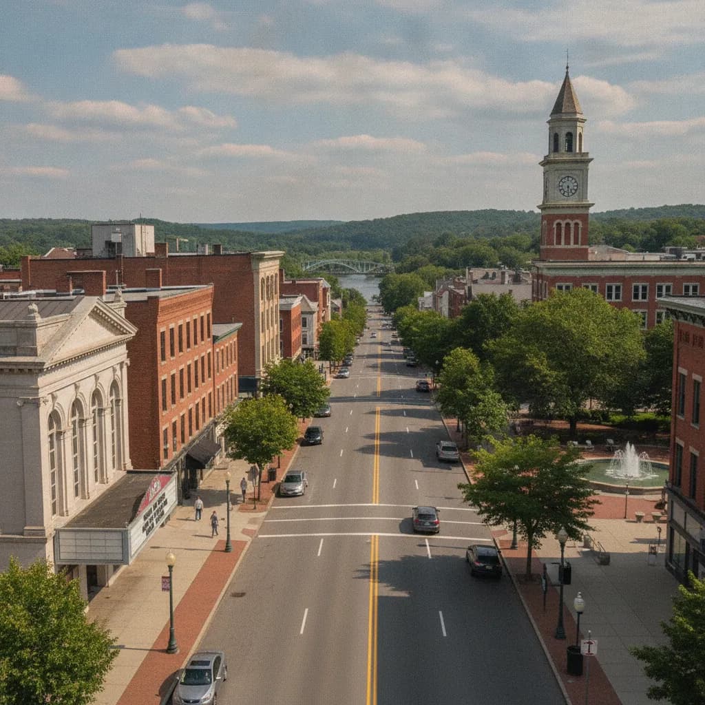 View of Schenectady, NY