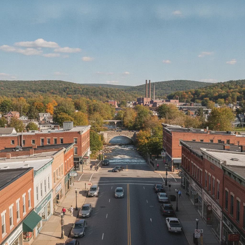 View of South Glens Falls, NY