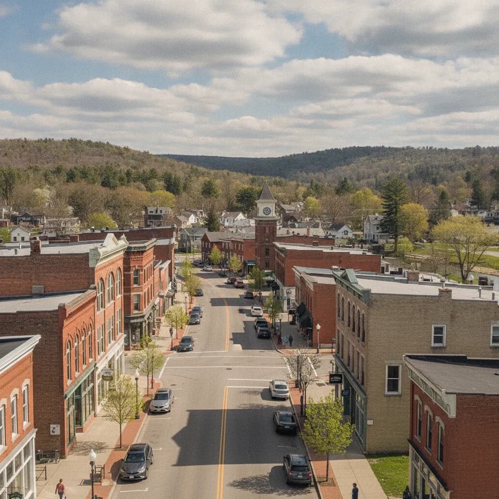 View of Springville, NY