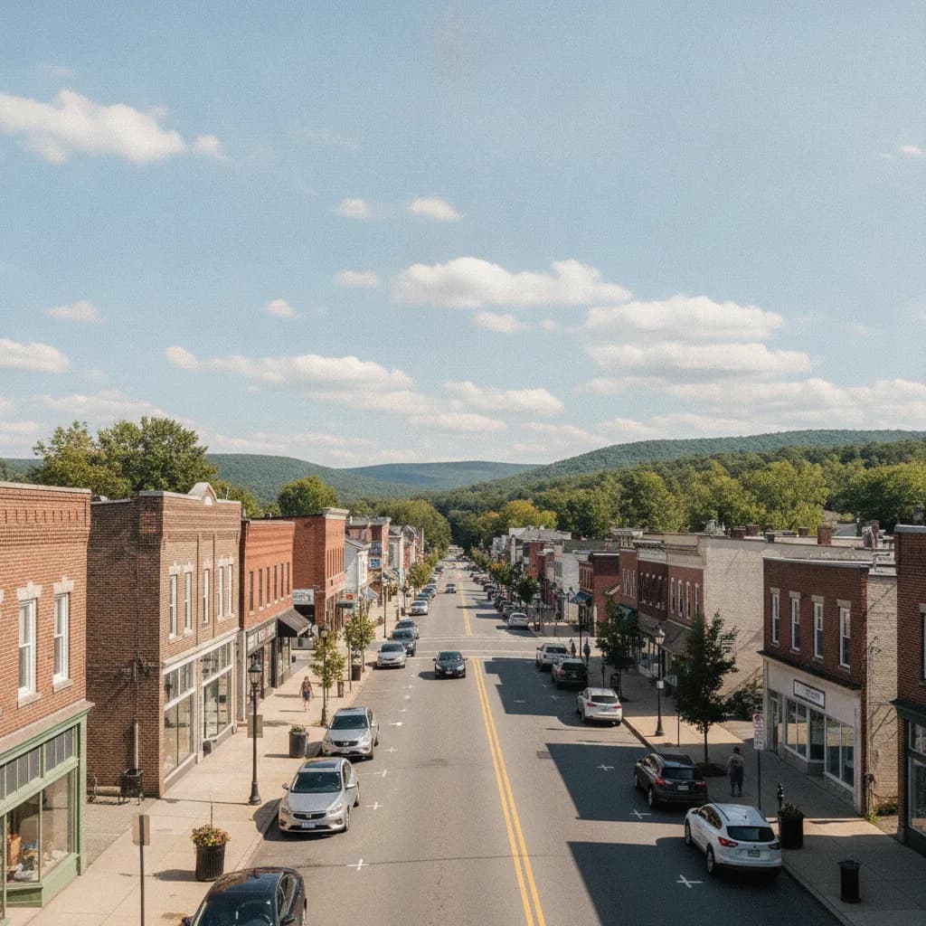 View of Suffern, NY