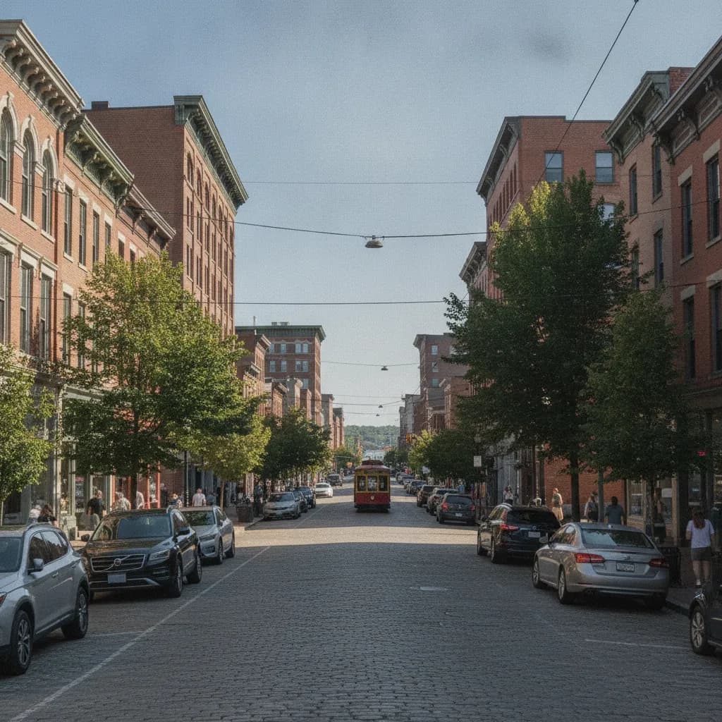 View of Troy, NY