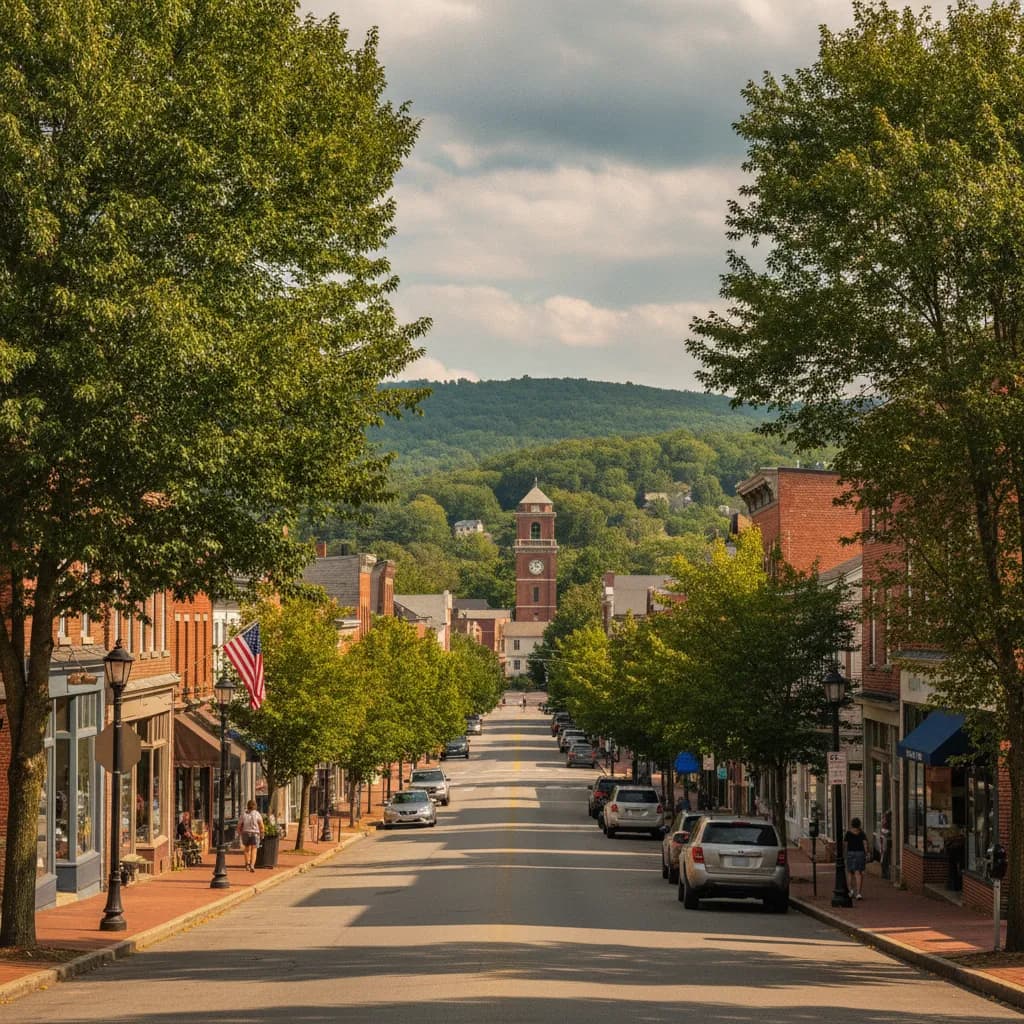 View of Walden, NY