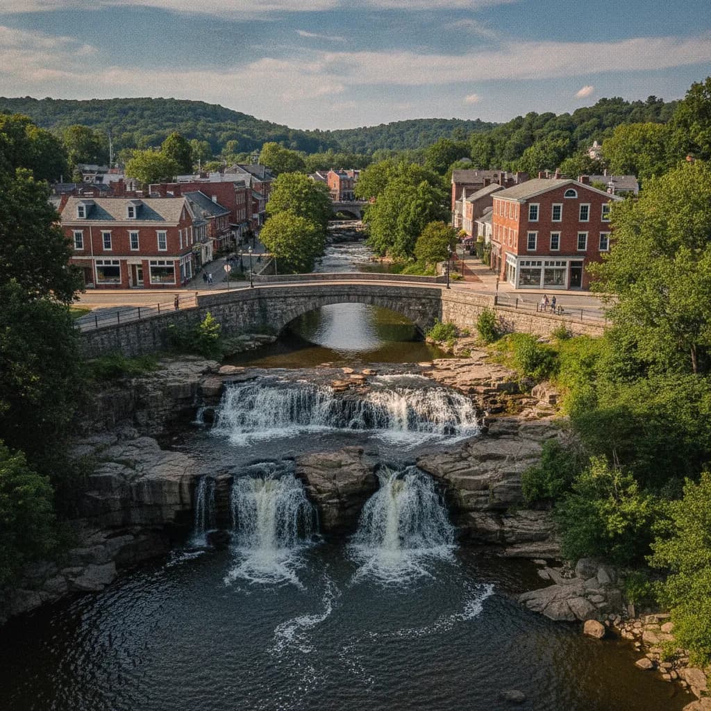 View of Wappingers Falls, NY