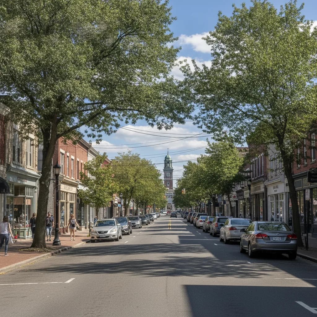 View of West Babylon, NY