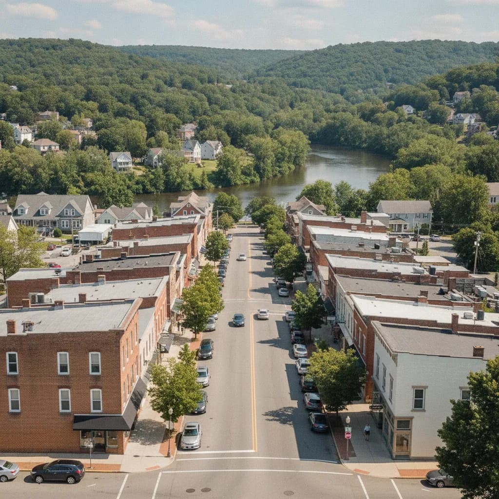 View of West Elmira, NY