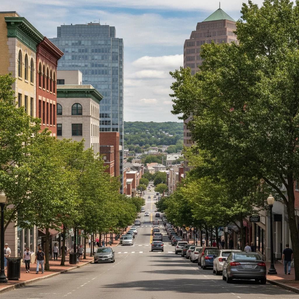 View of White Plains, NY