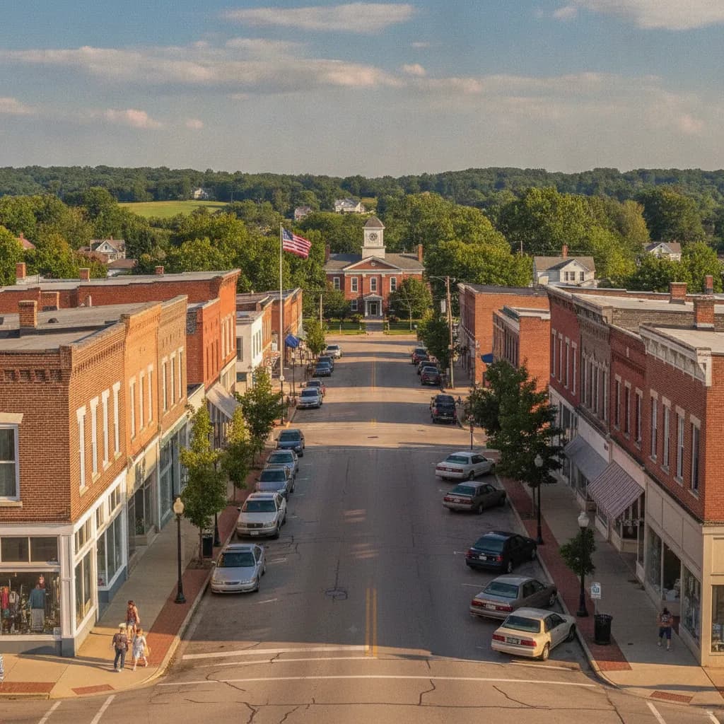 View of Ada, OH