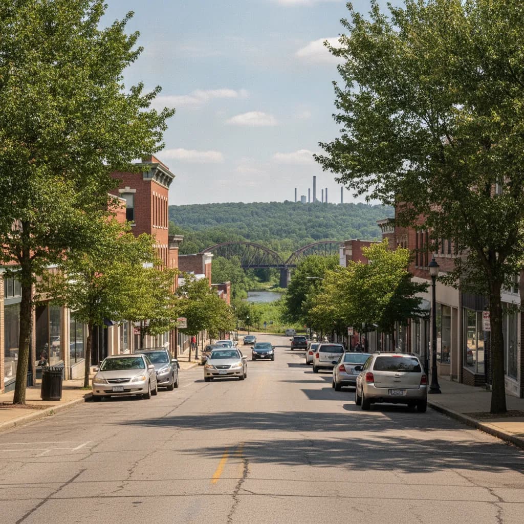 View of Alliance, OH