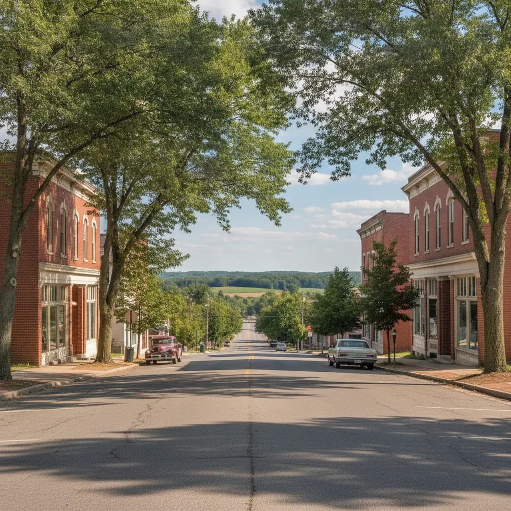View of Ashville, OH