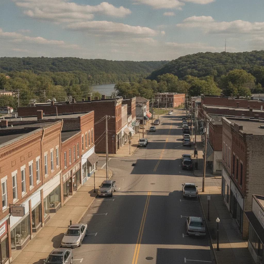 View of Bellaire, OH