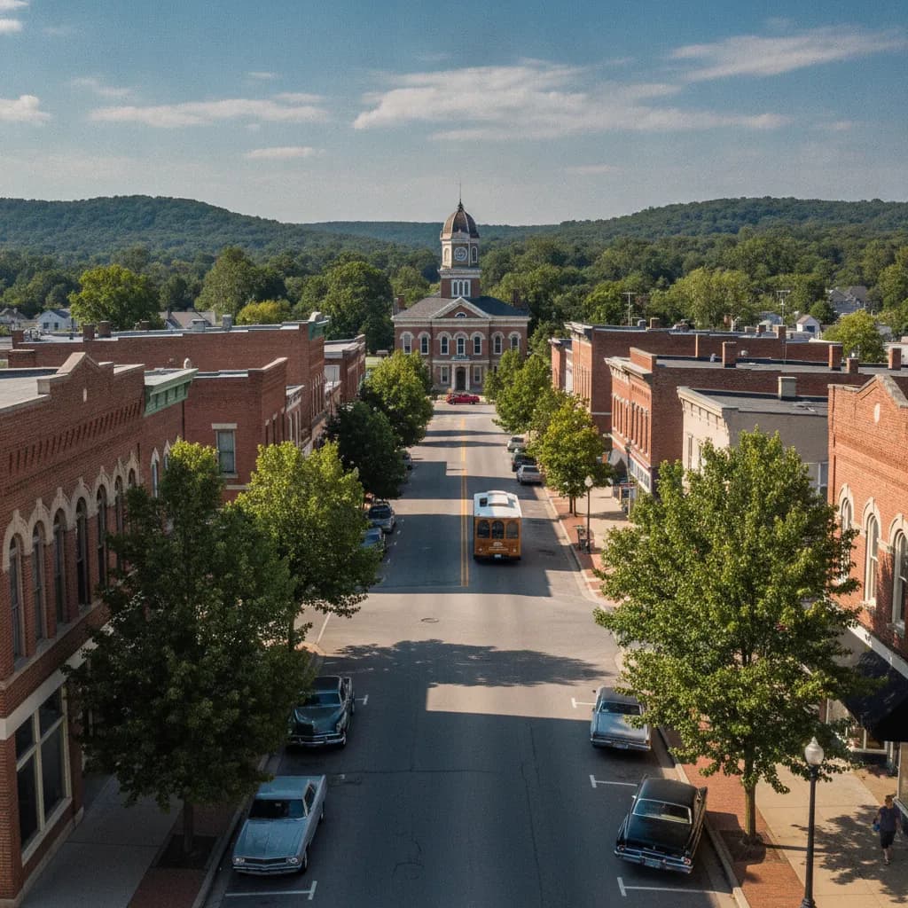 View of Bellefontaine, OH