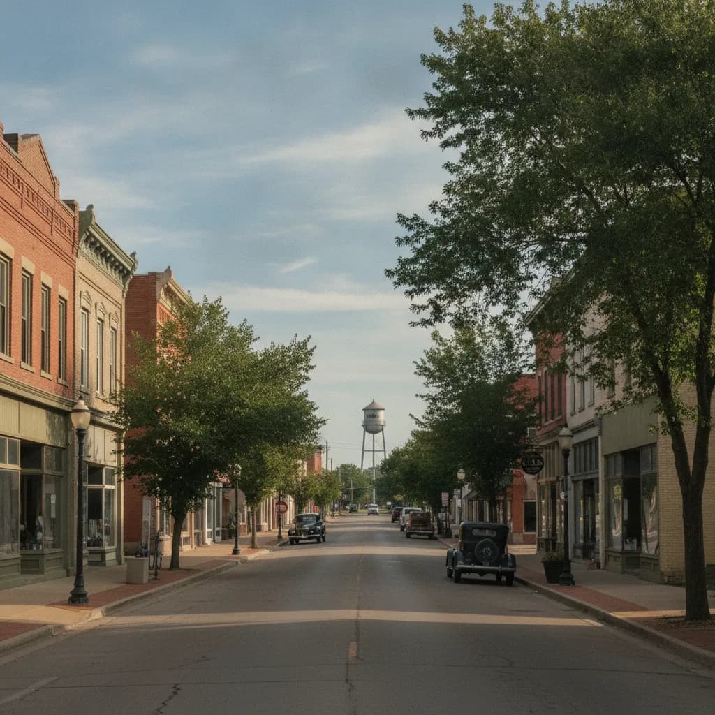 View of Bucyrus, OH