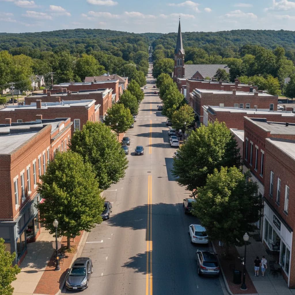 View of Cedarville, OH