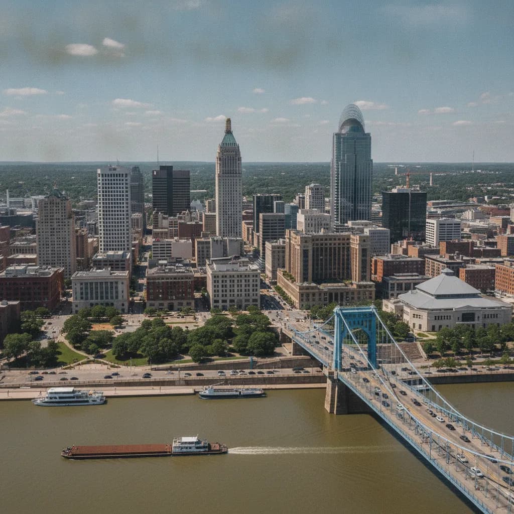 View of Cincinnati, OH