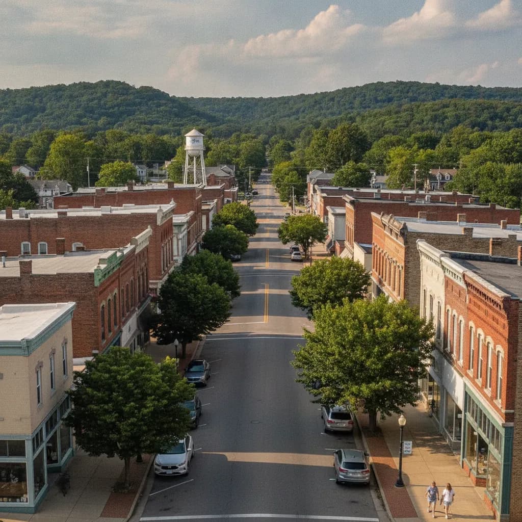 View of Crestline, OH