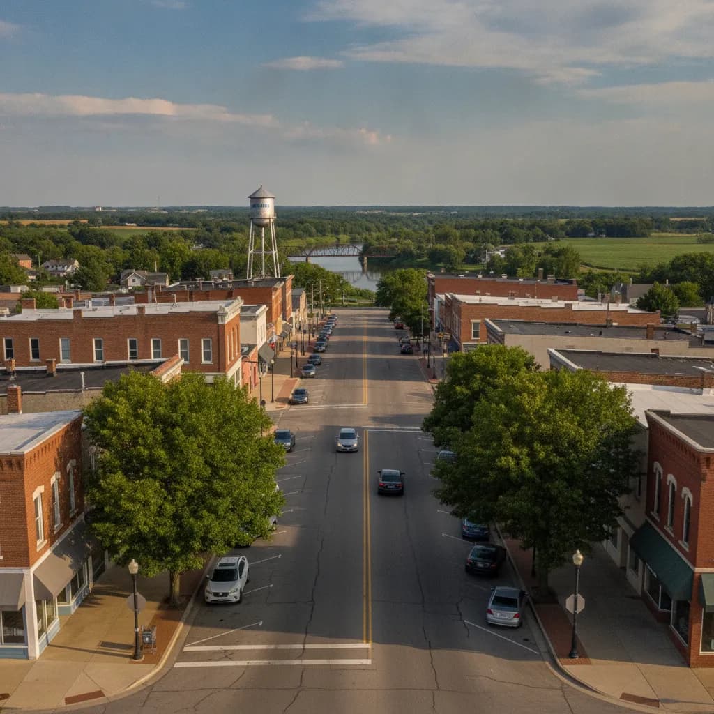 View of Defiance, OH