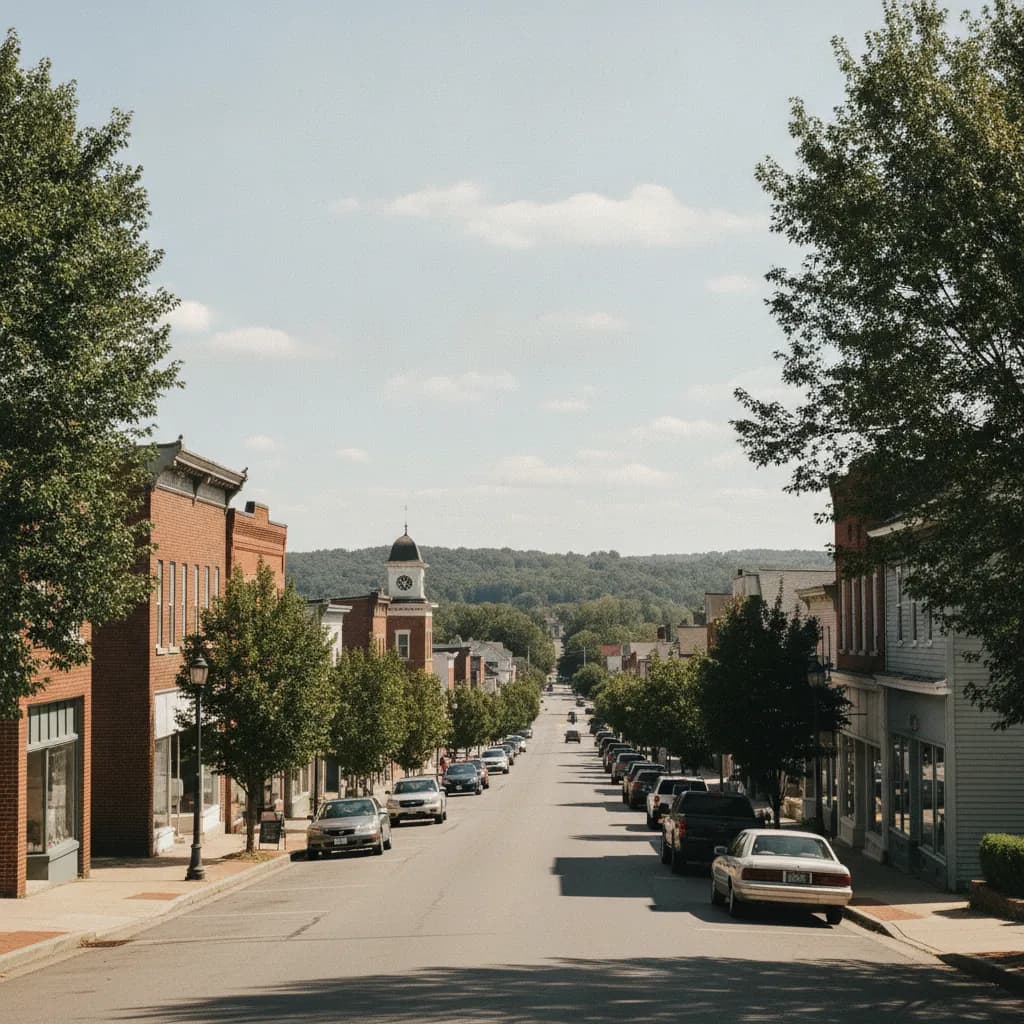 View of East Palestine, OH