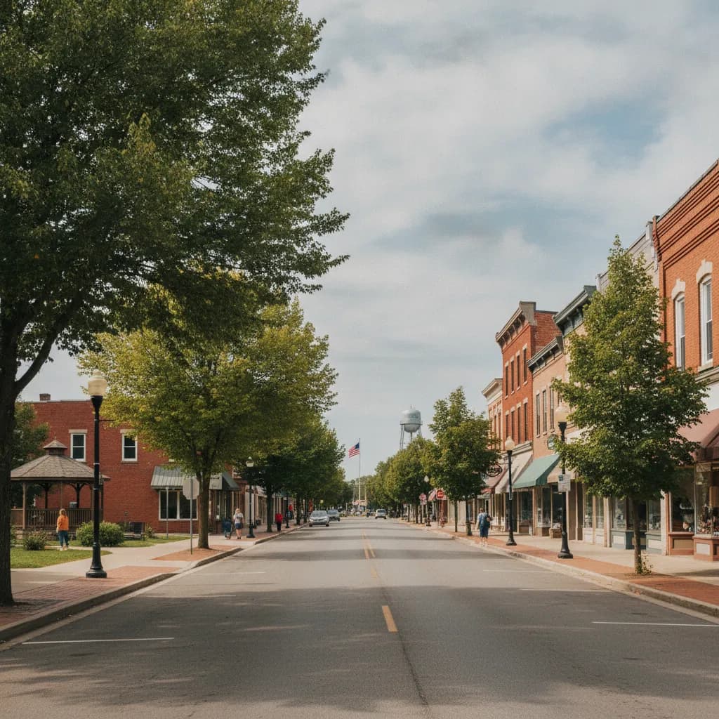 View of Geneva, OH
