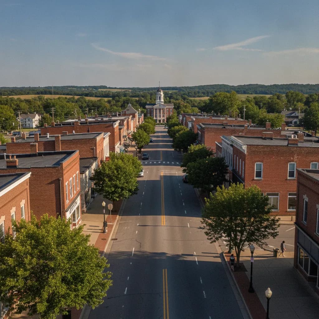 View of Greenville, OH