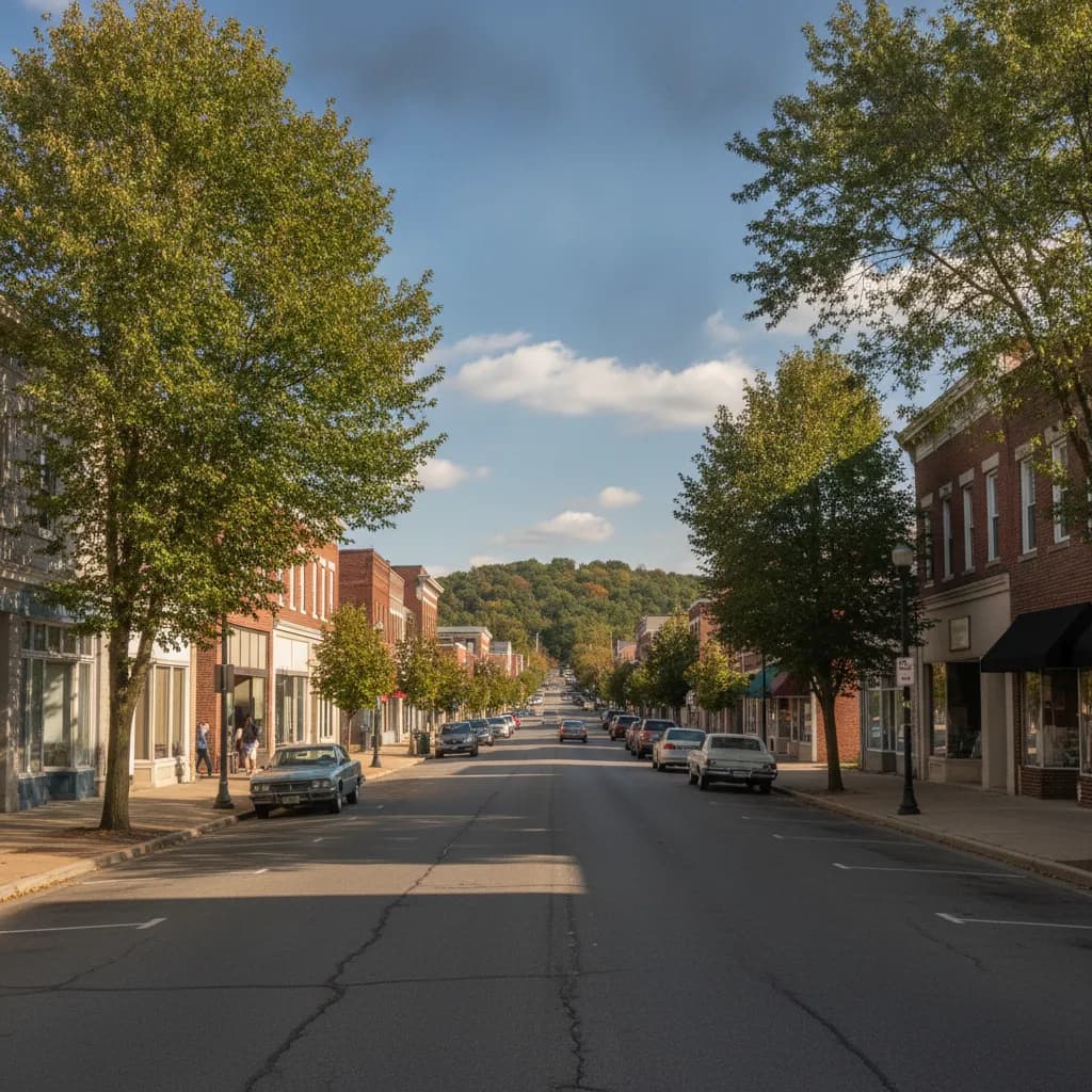 View of Hubbard, OH