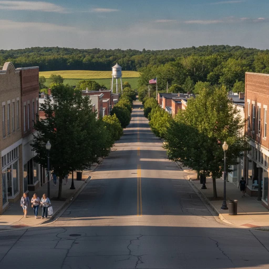 View of Kenton, OH