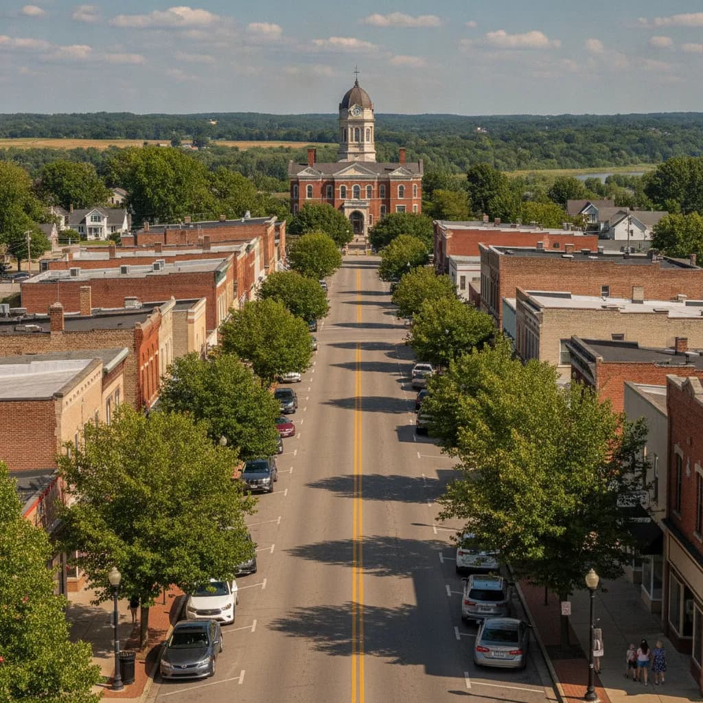 View of Napoleon, OH