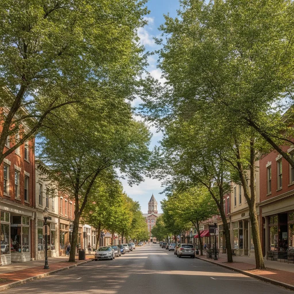 View of Oberlin, OH