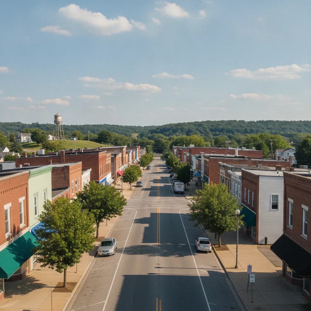 View of Obetz, OH