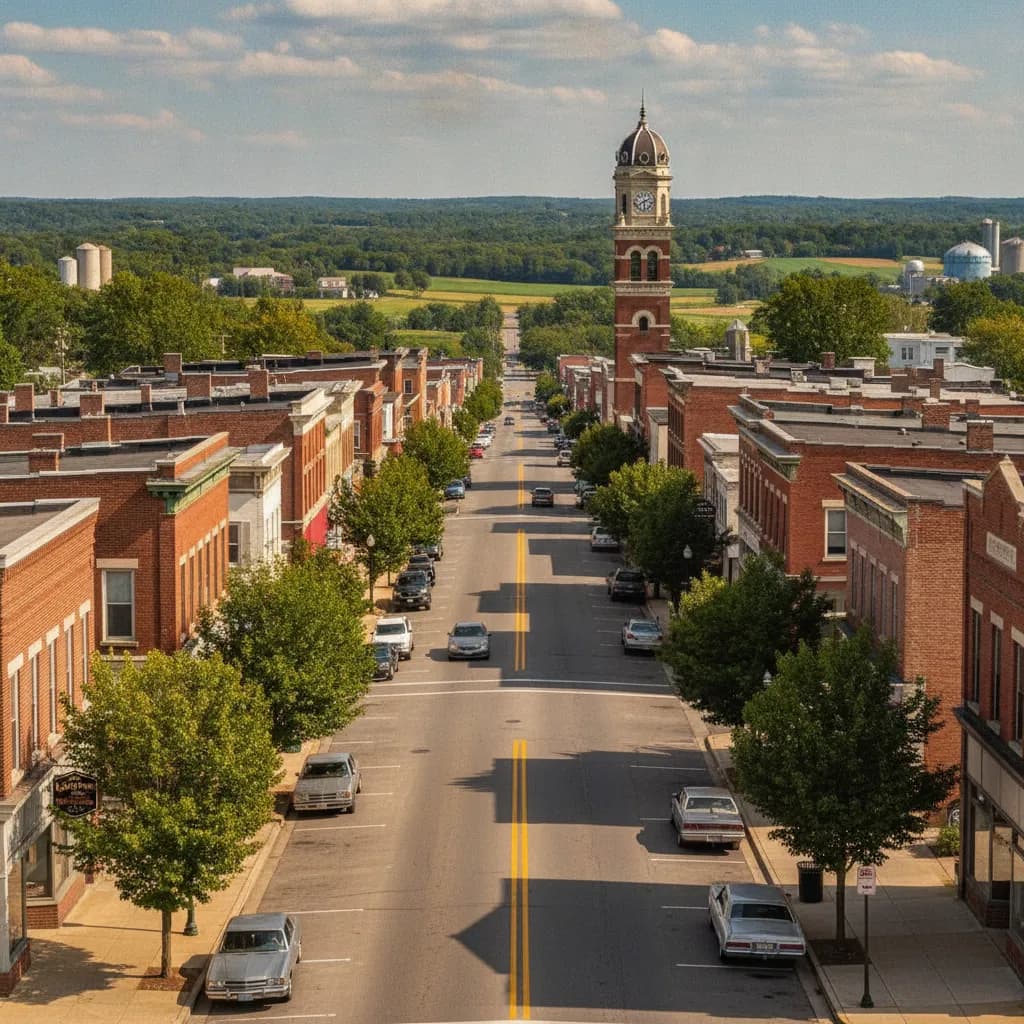 View of Orrville, OH