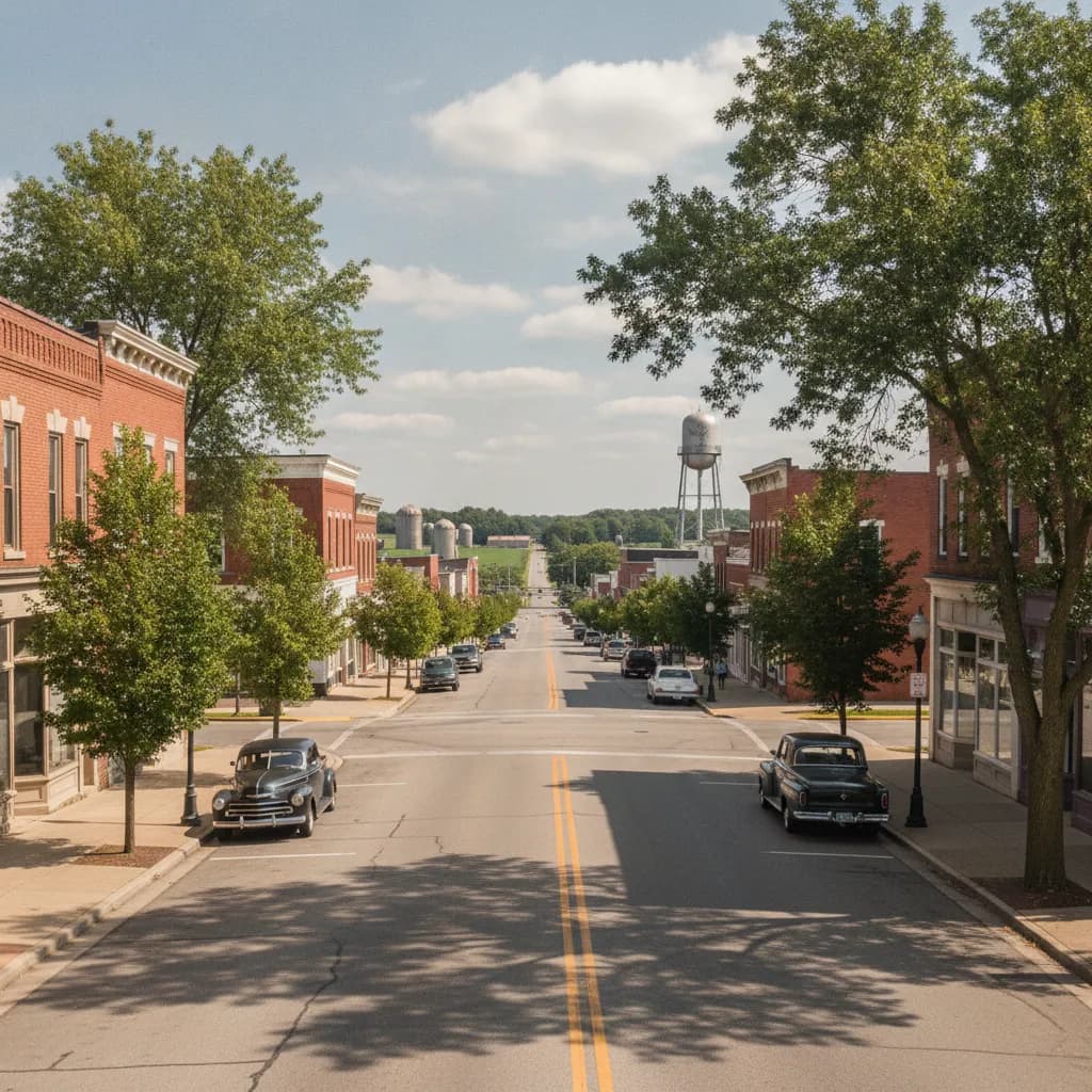 View of Plain City, OH