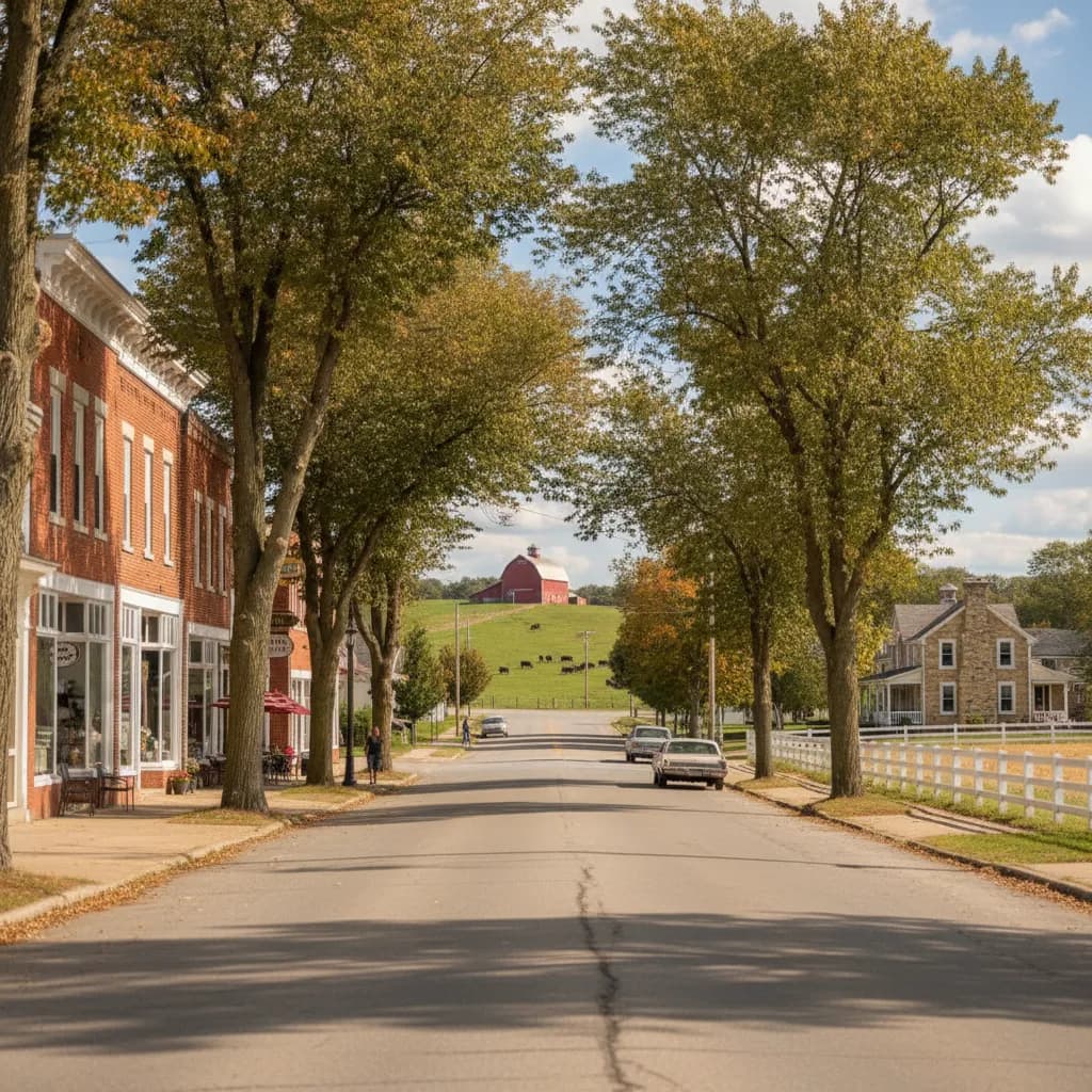 View of Pleasant Run Farm, OH