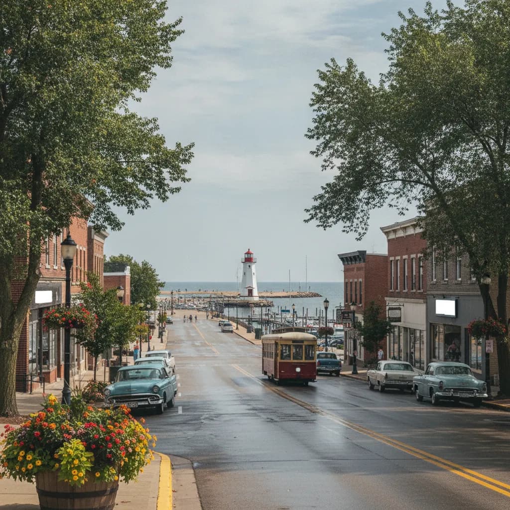View of Port Clinton, OH