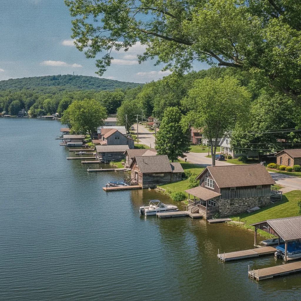 View of Portage Lakes, OH