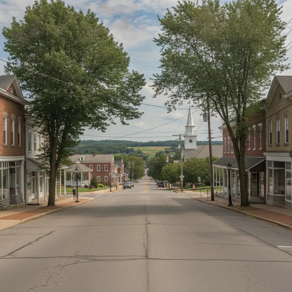 View of Sheffield, OH