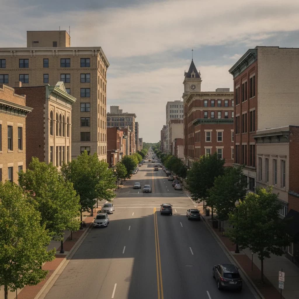 View of Springfield, OH