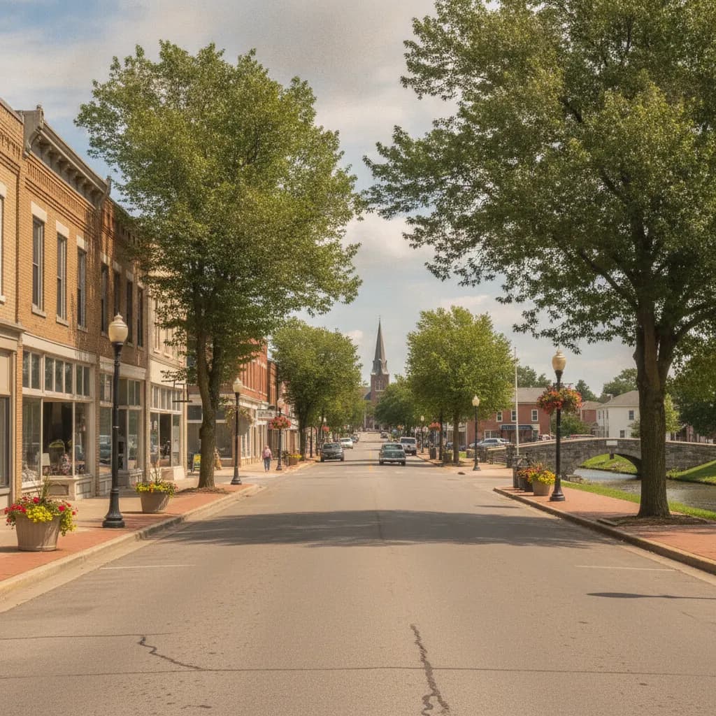 View of St. Marys, OH
