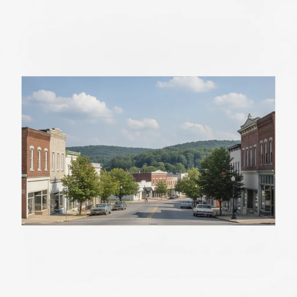 View of Uhrichsville, OH