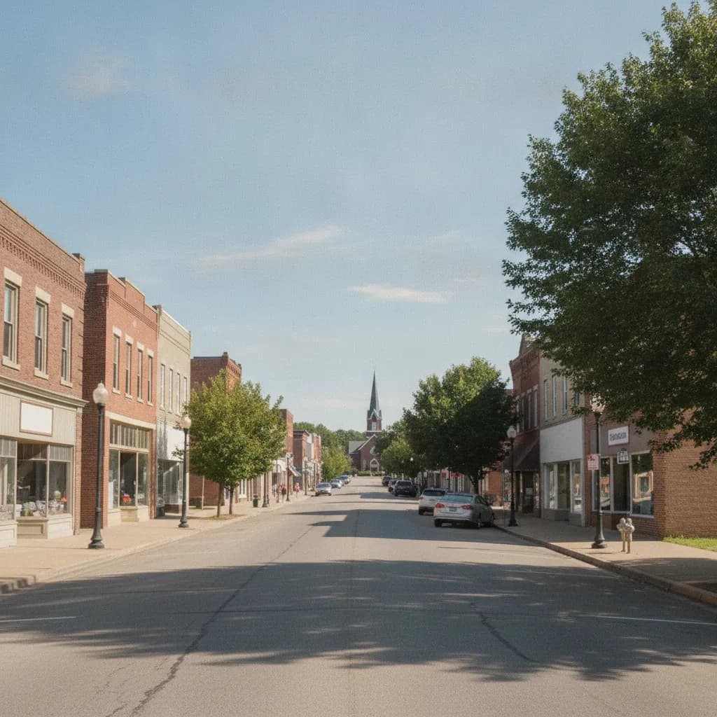 View of Upper Sandusky, OH