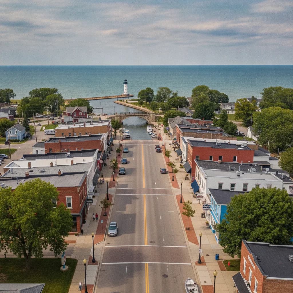 View of Vermilion, OH