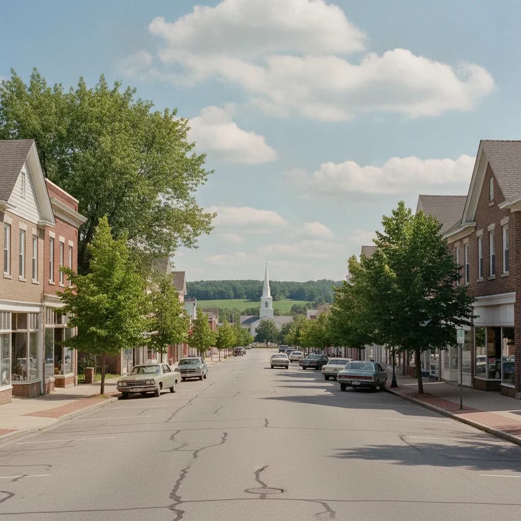 View of Wellington, OH