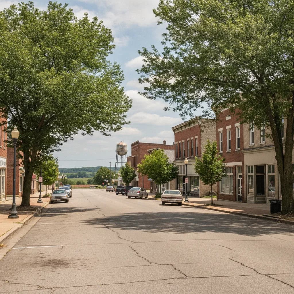 View of West Jefferson, OH