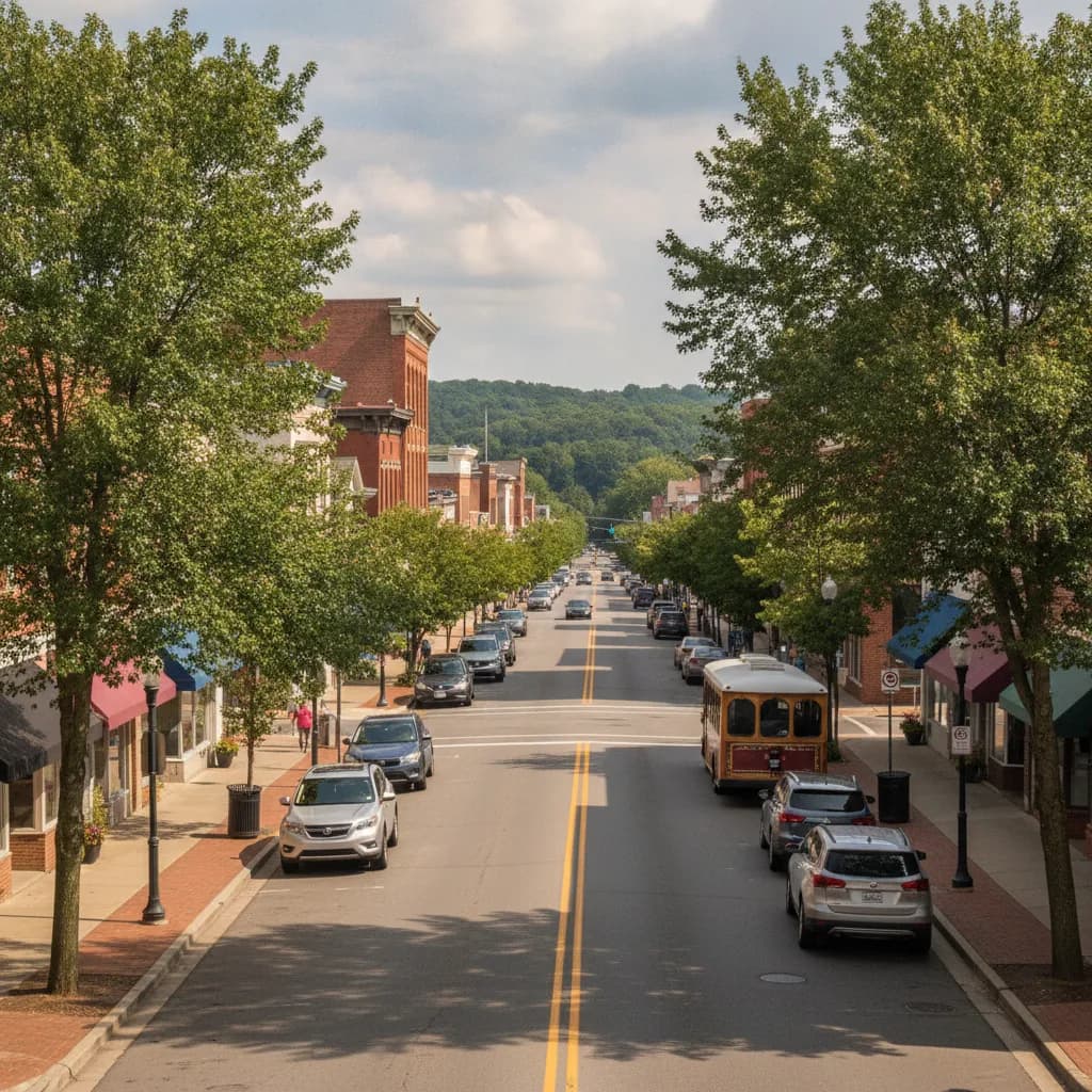 View of Westerville, OH