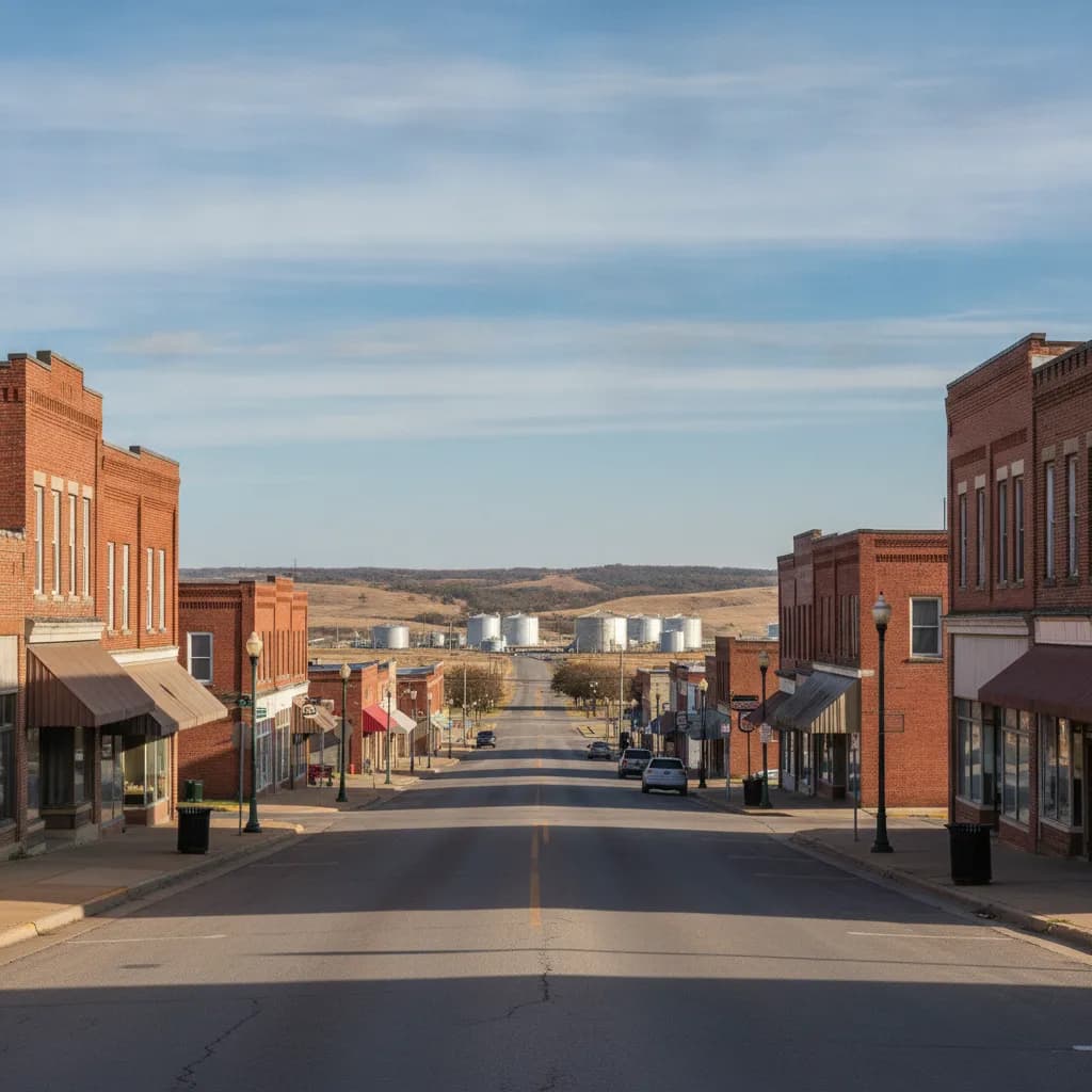 View of Cushing, OK